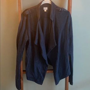 Converse One Star open front cardigan